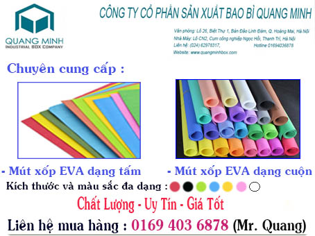 Mút xốp EVA Cao su xốp EVA giá tốt Mút xốp EVA Cao su xốp EVA giá tốt