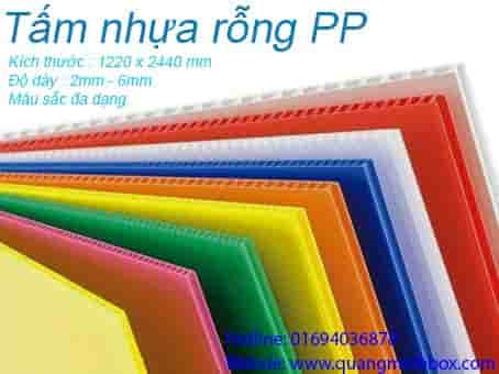 Tấm nhựa rỗng PP - Tấm rỗng PP Tấm nhựa rỗng PP - Tấm rỗng PP